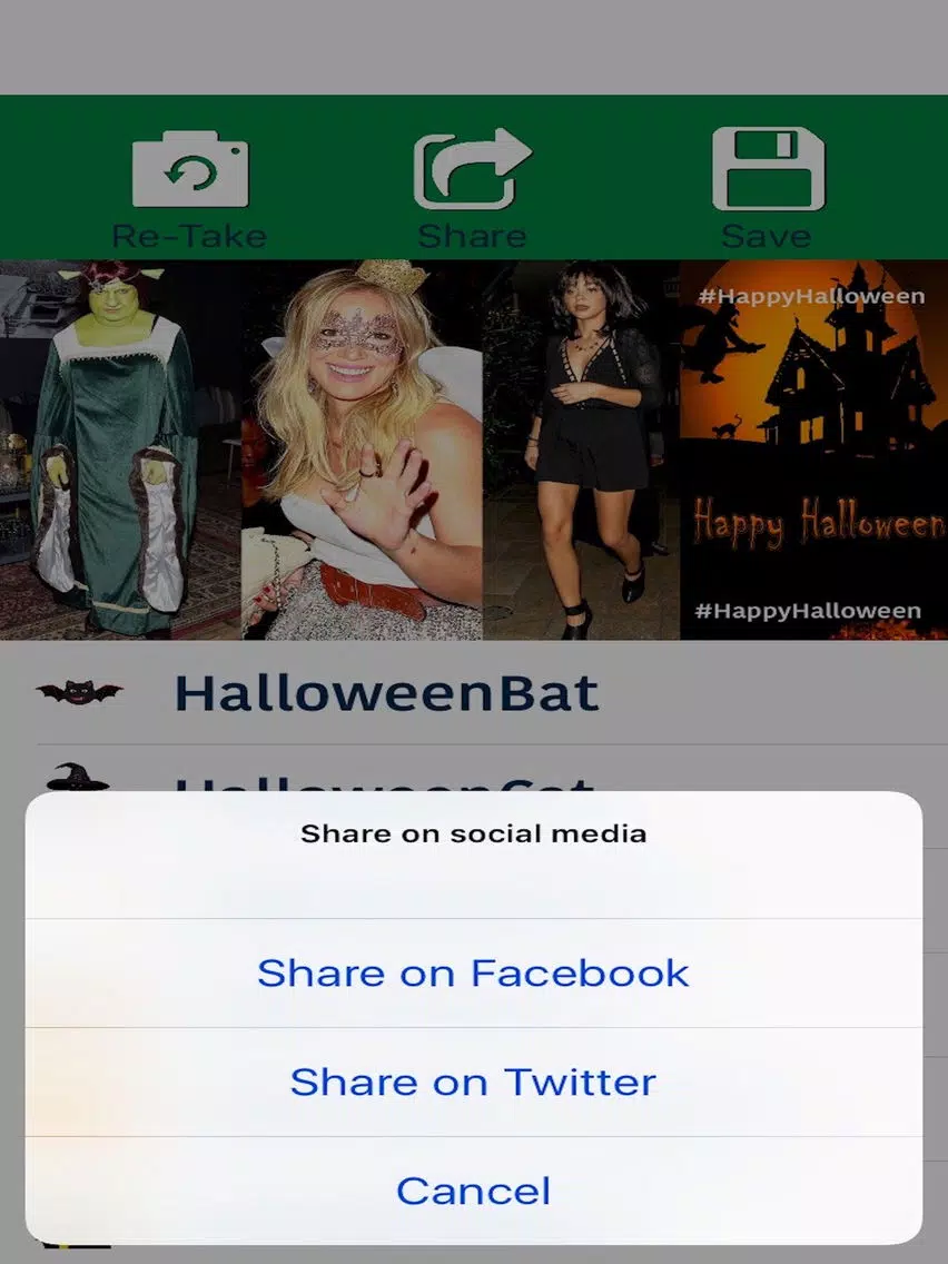 Halloween Photogram Selfie Expert-A comic horror iPad  Screenshots