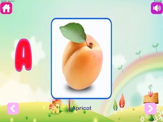 Kids Learn Veggies and Fruits iPad  স্ক্রিনশট