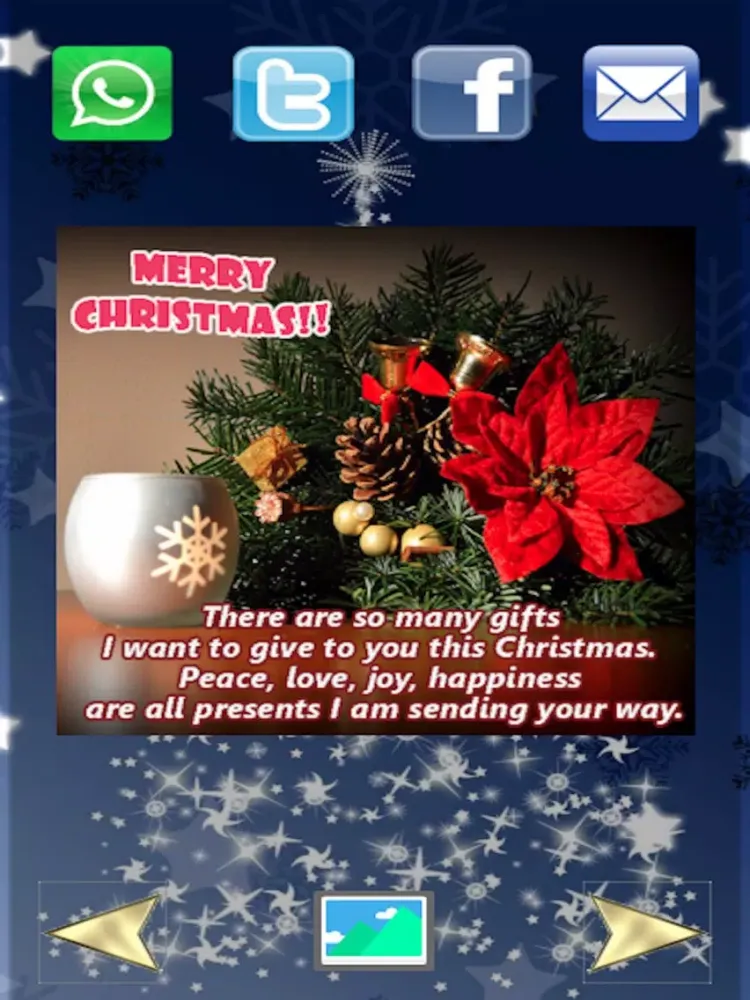Tangkapan skrin Merry Christmas Greeting Cards-Share ur Happiness iPad 