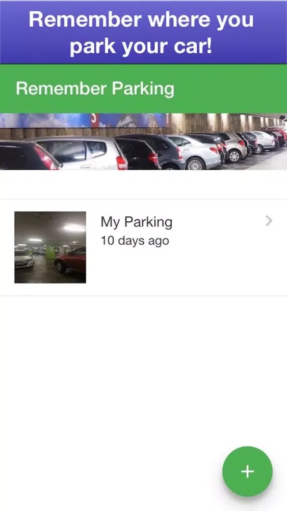 Capturas de tela do Remember Parking