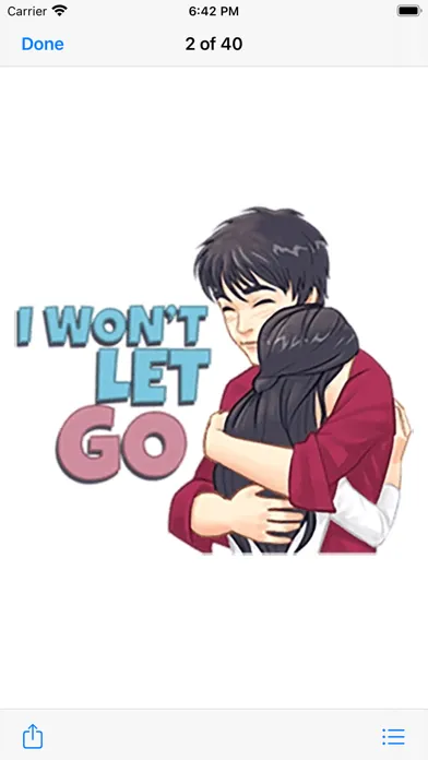 Romantic Couple Sticker Pack#8 Screenshots