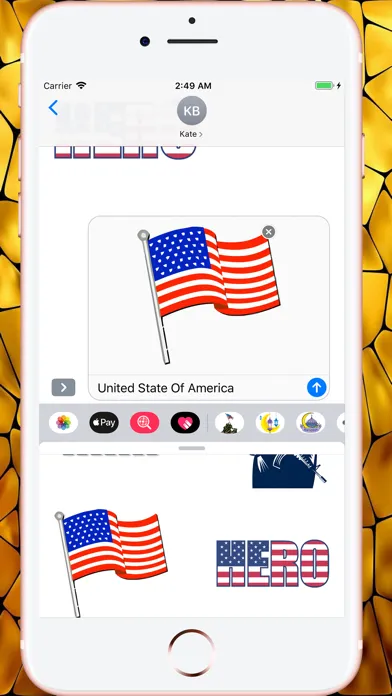 Memorial Day HD Stickers स्क्रीनशॉट