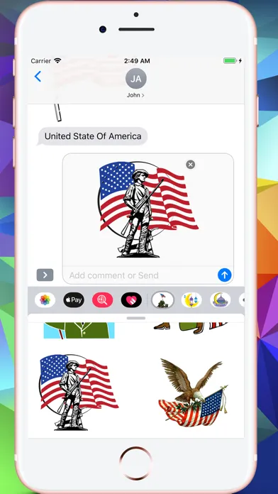 Memorial Day HD Stickers स्क्रीनशॉट