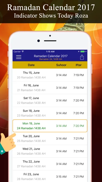 Ramadan Calendar تقويم رمضان Screenshots