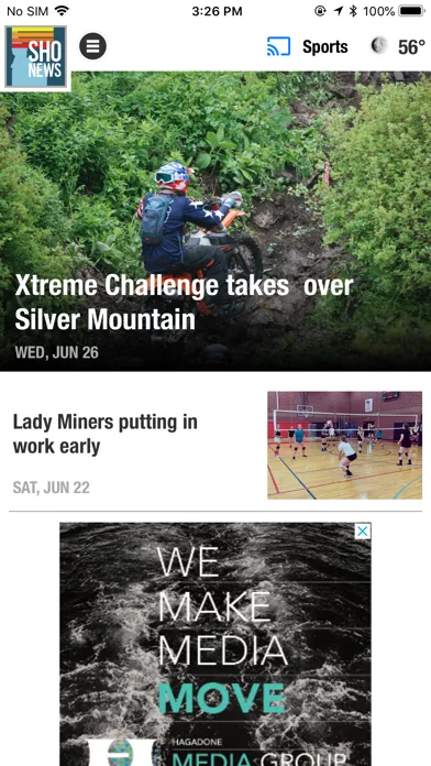 Capturas de pantalla de Shoshone News Press