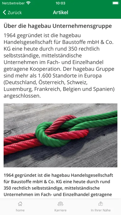 hugo – die hagebau-App سکرین شاٹس