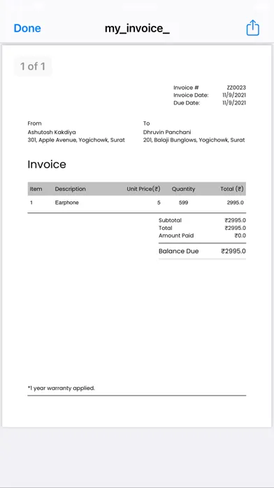 صور Invoices Creator
