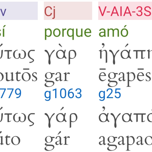 Biblia Interlineal Hebreo/Gr.
