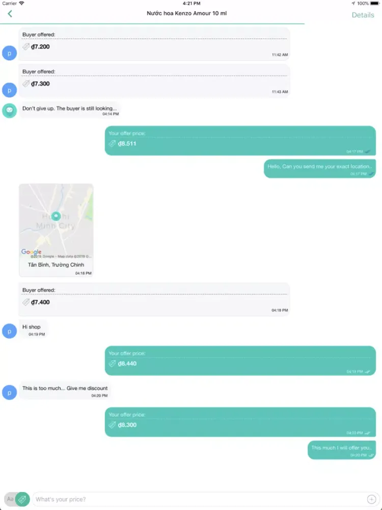 Zrzuty ekranu Hago.me Seller iPad 
