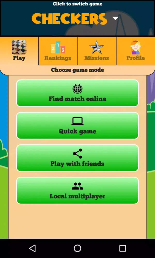 Capturas de pantalla de Checkers
