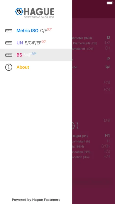 Hague Screw Thread Calculator IPA for iOS Download - PGYER IPAHUB