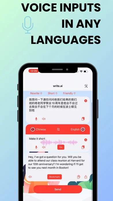 ภาพหน้าจอของ AI Agent-4o Writer:write.ai