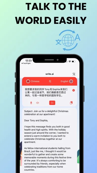 ภาพหน้าจอของ AI Agent-4o Writer:write.ai