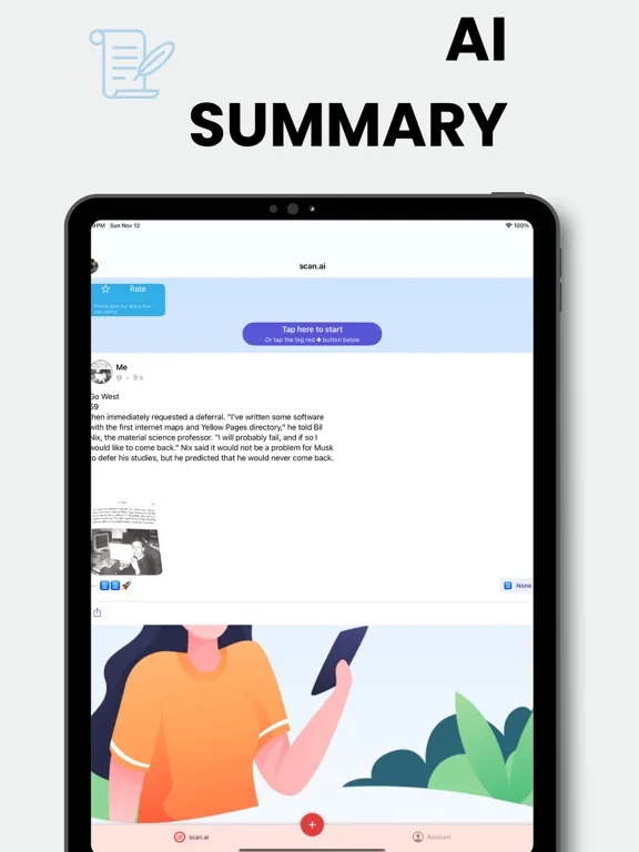 AI PDF Scanner:scan.ai iPad  Ekran Görüntüleri