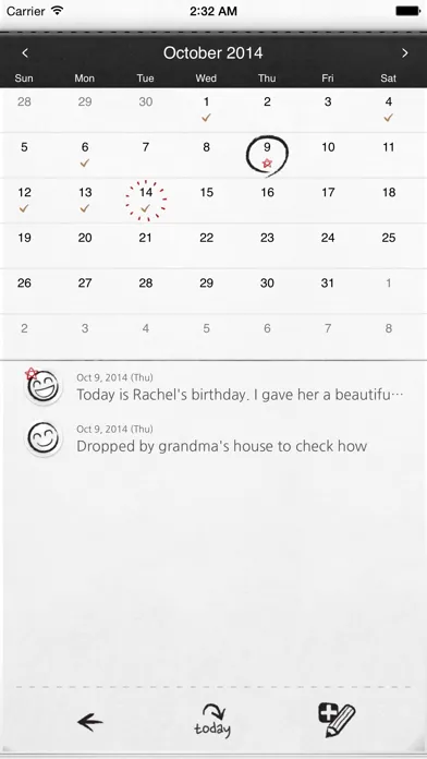 Ảnh chụp màn hình của My Wonderful Days Journal