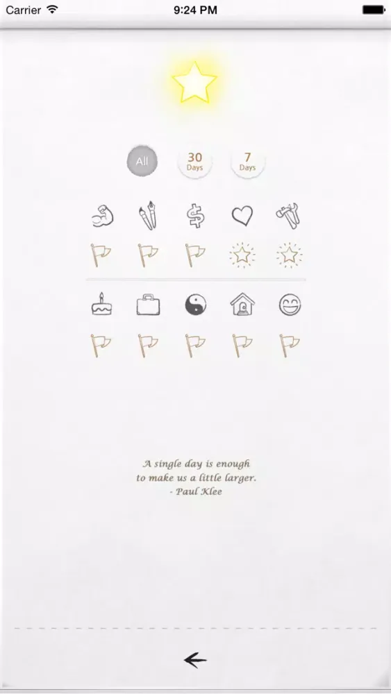 Zrzuty ekranu My Wonderful Goals * To-do note for my daily life