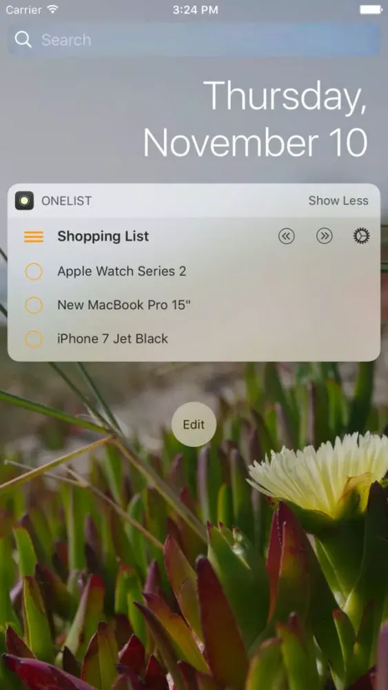Zrzuty ekranu OneList - Reminders Widget