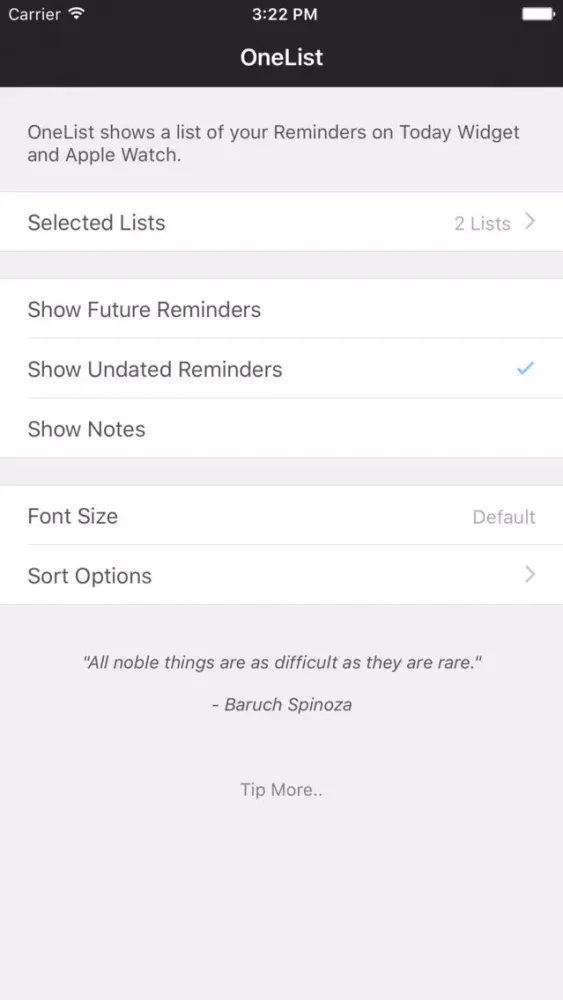 Zrzuty ekranu OneList - Reminders Widget