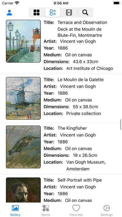 Artlist - Van Gogh Collection應用截圖