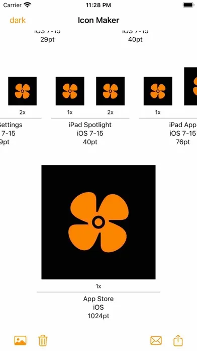Capturas de pantalla de Icon Maker for iOS