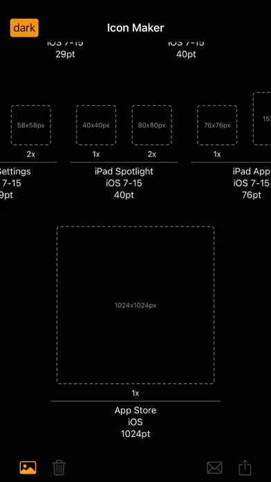 Capturas de pantalla de Icon Maker for iOS