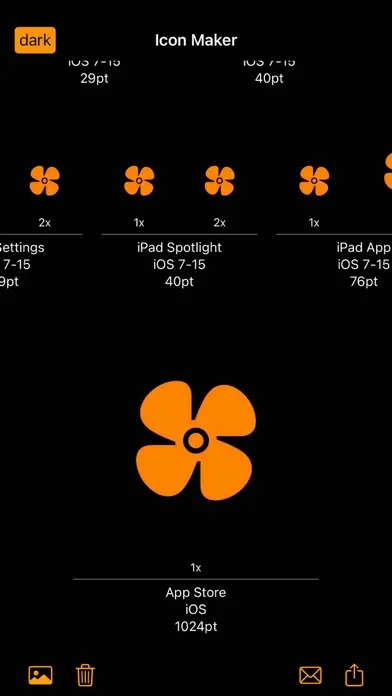 Capturas de pantalla de Icon Maker for iOS
