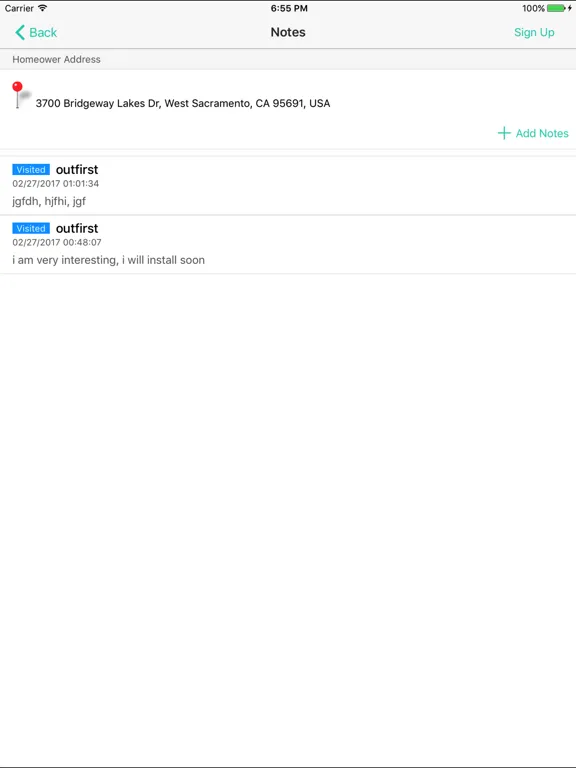 HahaSmart Canvassing iPad  Screenshots
