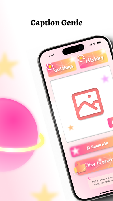Screenshot di Caption Genie AI More Generate