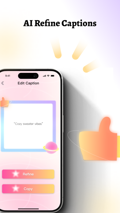 Screenshot di Caption Genie AI More Generate