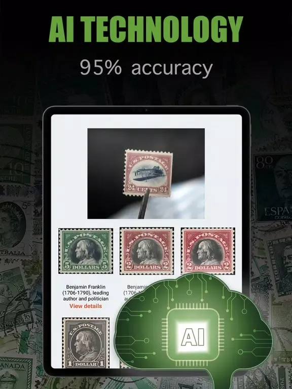 Stamp Identifier - Stamp Value iPad  Screenshots