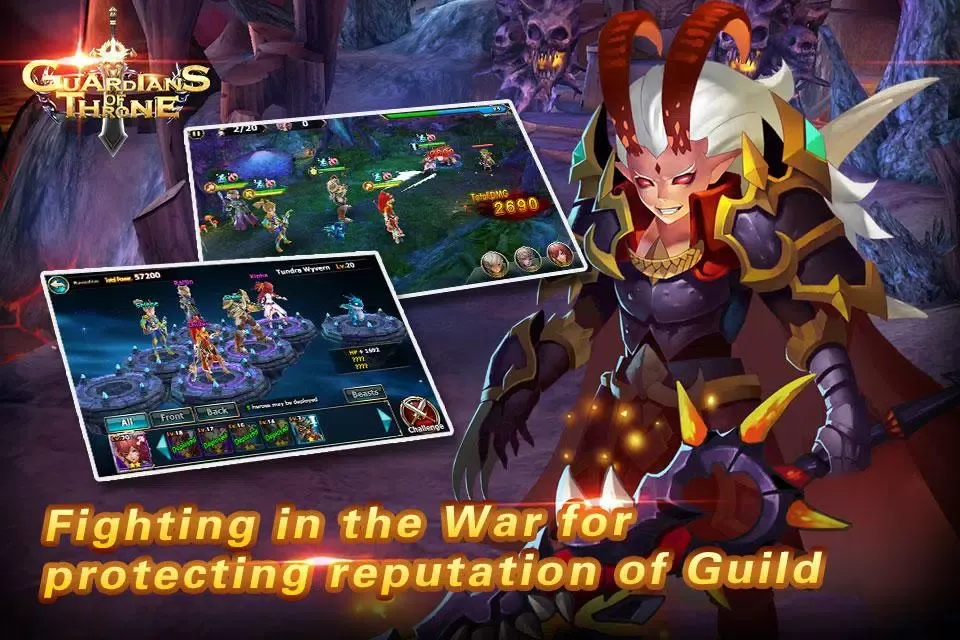 Tangkapan skrin Guardians of Throne