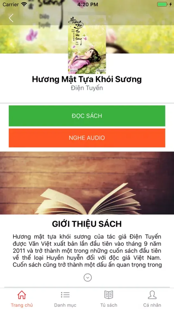 Tangkapan skrin Sách Chọn Lọc