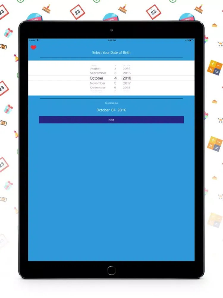 Age Calculator - Chronological iPad  Ekran Görüntüleri