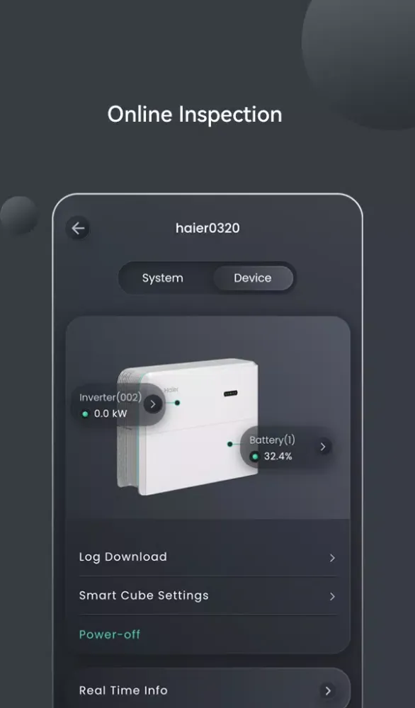 Capturas de pantalla de Haier Smart Cube