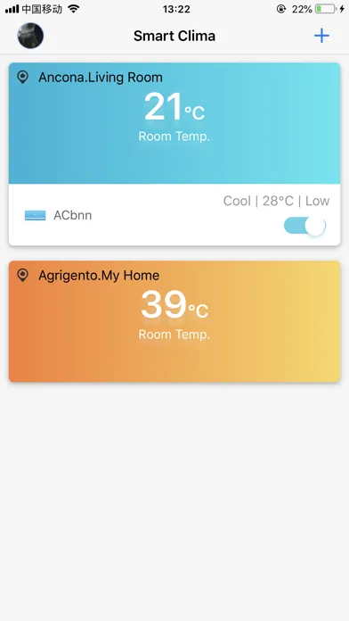 Zrzuty ekranu Smart Clima