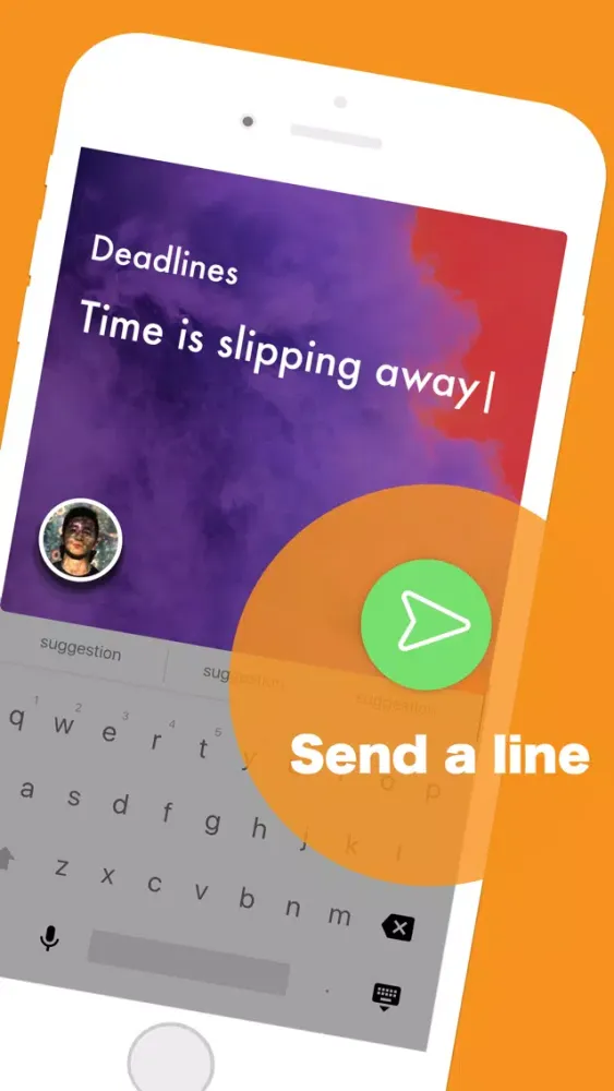 Tangkapan skrin HaikuJAM: write poems together