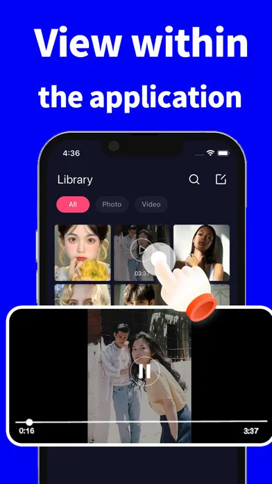 Tangkapan skrin AppLocker - Hide Photo/Video