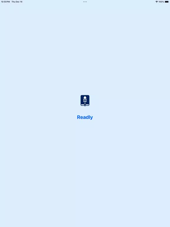 ภาพหน้าจอของ Readly iPad 