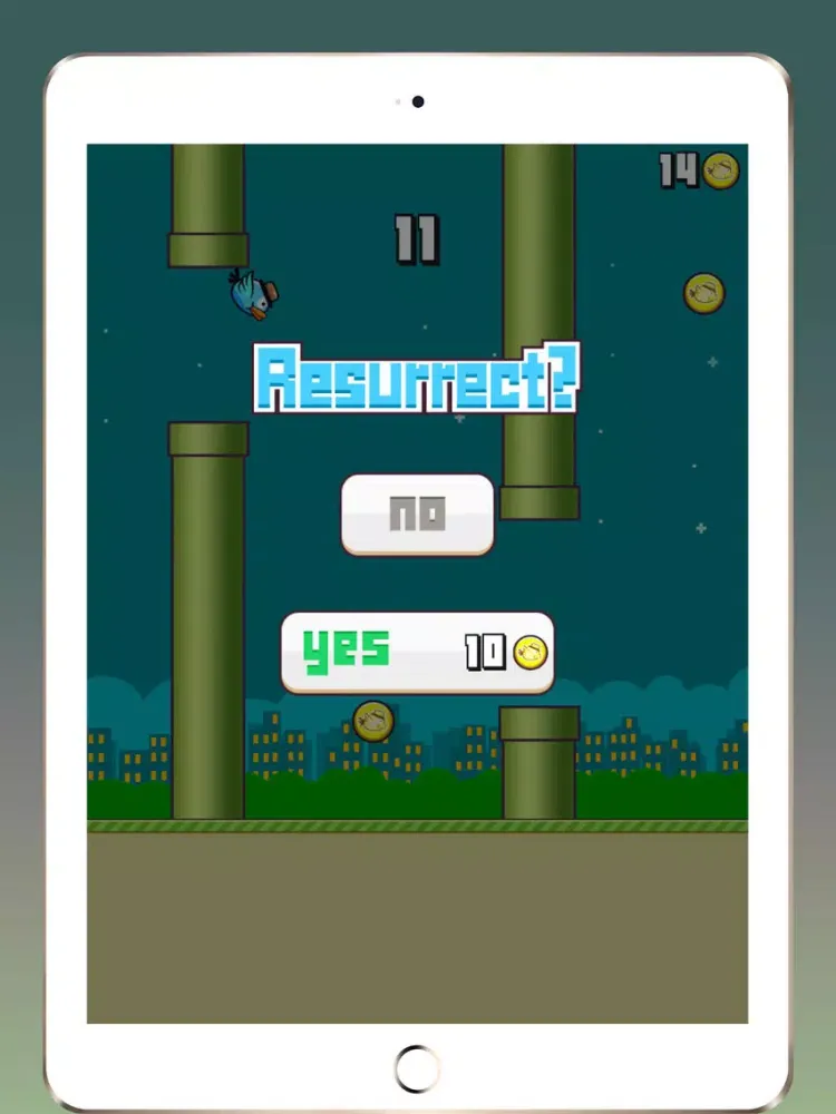 Tangkapan layar Crazy Bird:Flying bird iPad 