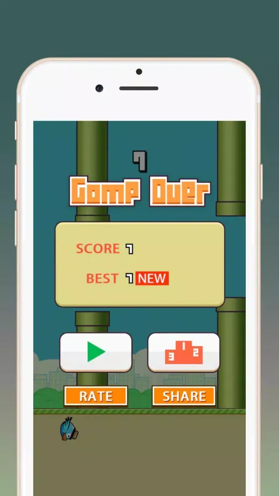Tangkapan layar Crazy Bird:Flying bird