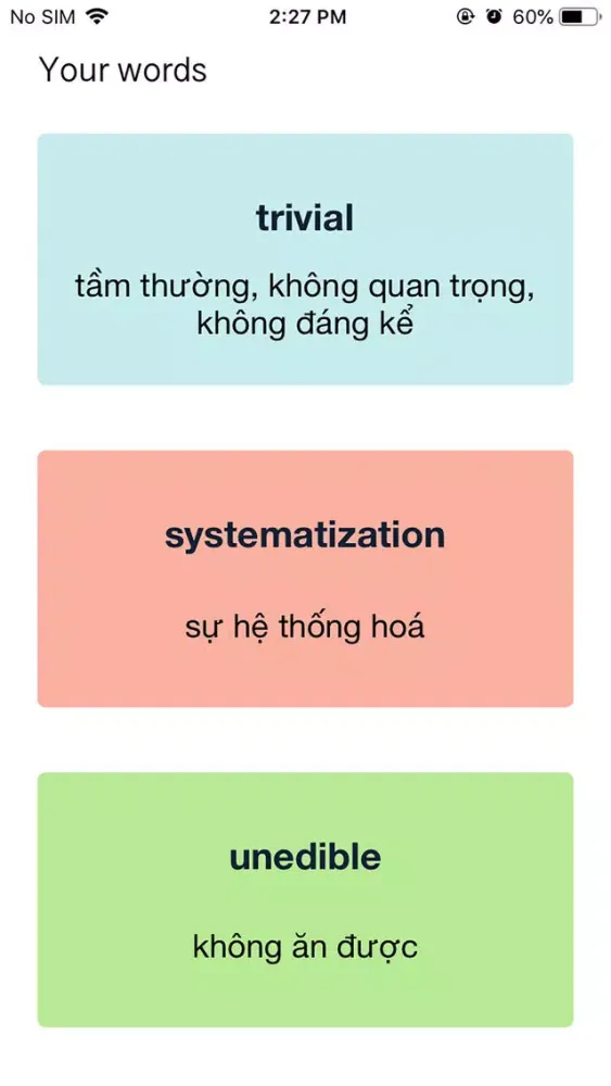 Fav EnVi Dict应用截图