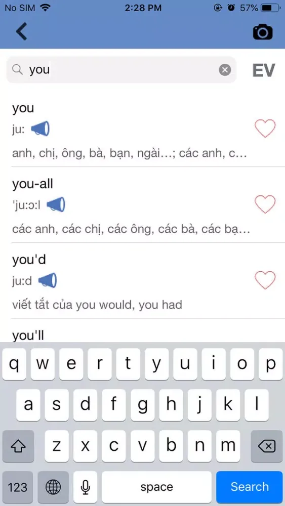 Fav EnVi Dict应用截图