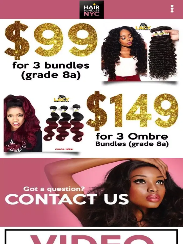 Hair Bundles NYC iPad  سکرین شاٹس