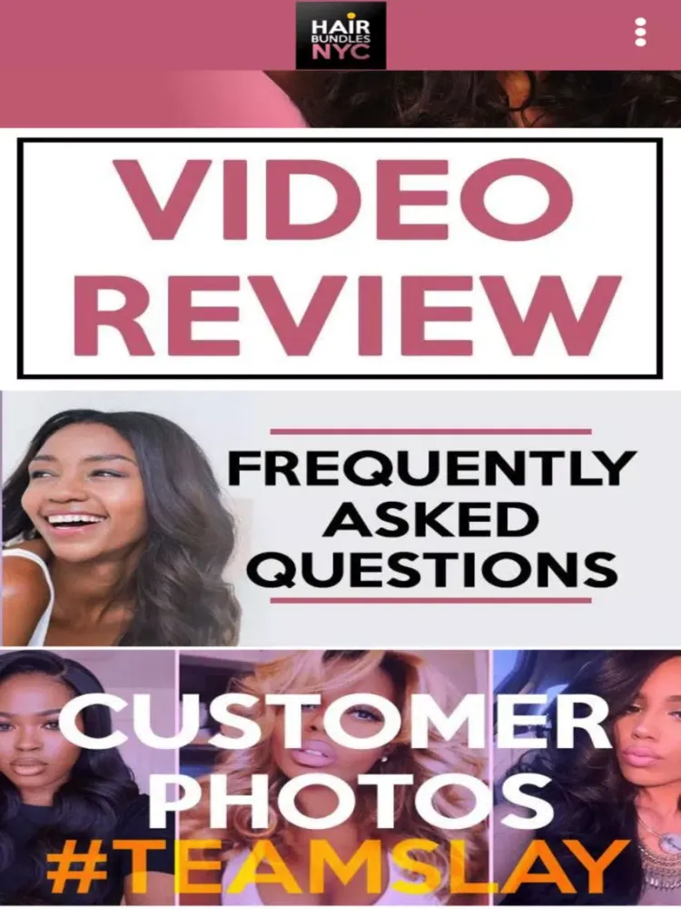 Hair Bundles NYC iPad  سکرین شاٹس