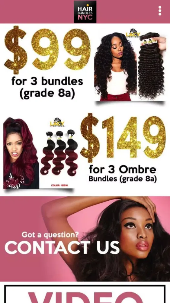 Hair Bundles NYC سکرین شاٹس