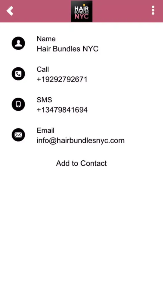 Hair Bundles NYC سکرین شاٹس