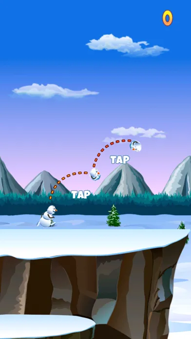 ภาพหน้าจอของ Run Frozen Snowman! Run!