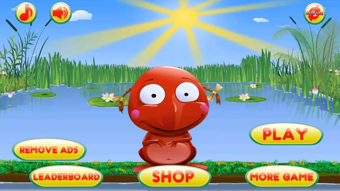 Go Frog Go - Jack the Tiny Red Jumpy Frog vs. Hoppy Insects应用截图