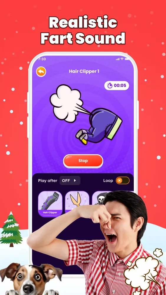 Captures d'écran de Haircut Prank - Hair Clipper