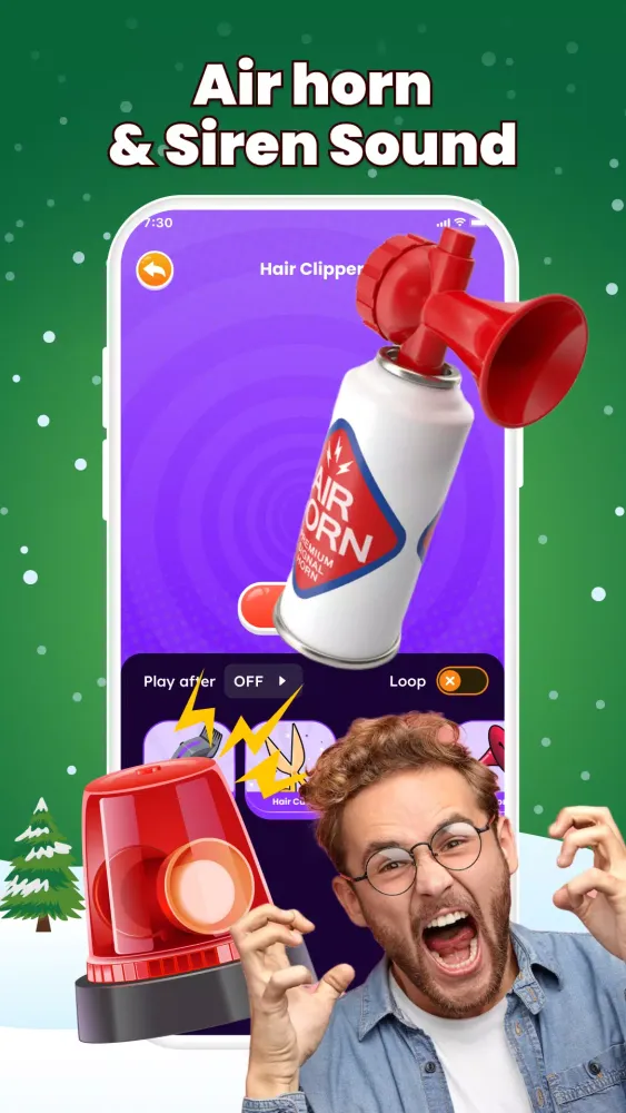 Captures d'écran de Haircut Prank - Hair Clipper